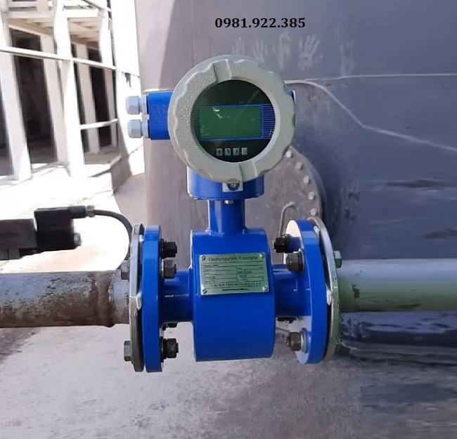 Đồng hồ đo nước điện tử lắp đặt tại KCN Thổ Phong - Quảng Ngãi