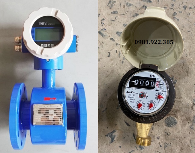 Đồng hồ đo nước điện tử và đồng hồ đo nước