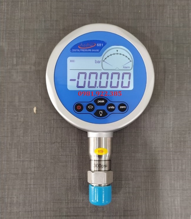 Đồng hồ đo áp suất điện tử 300Psi