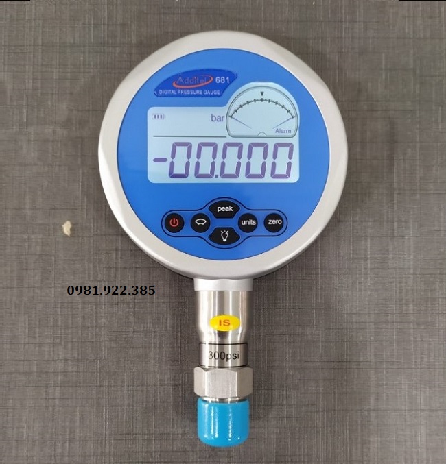 Đồng hồ đo áp suất điện tử 0-300psi
