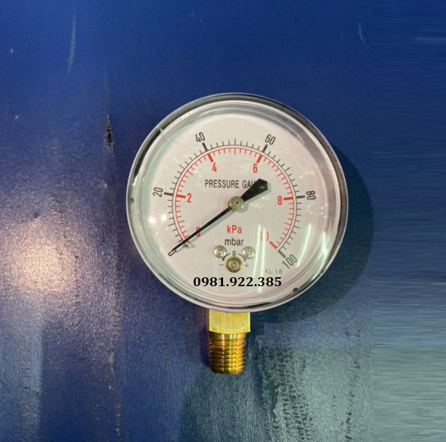 Đồng hồ đo áp suất thấp 0-10Kpa