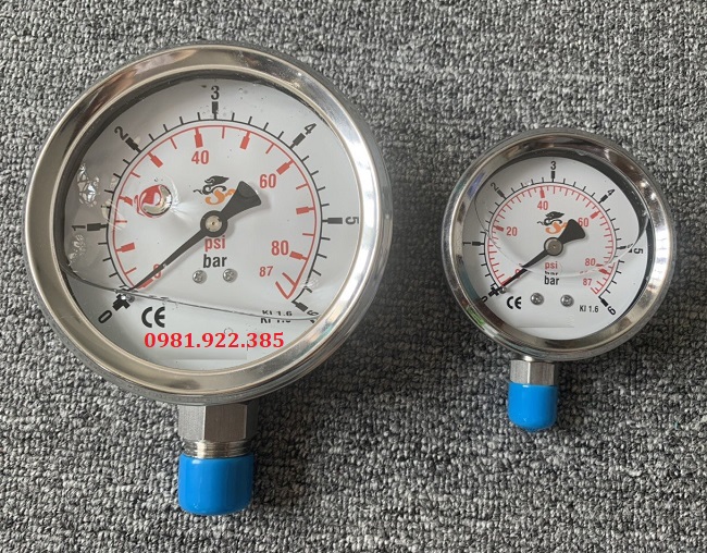Đồng hồ đo áp suất mặt dầu