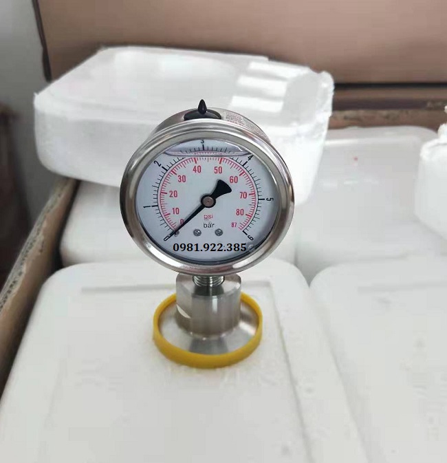 Đồng hồ đo áp suất inox dạng màng