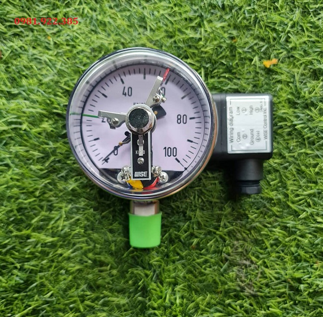 Đồng hồ đo áp suất tiếp điểm điện 0-100Bar