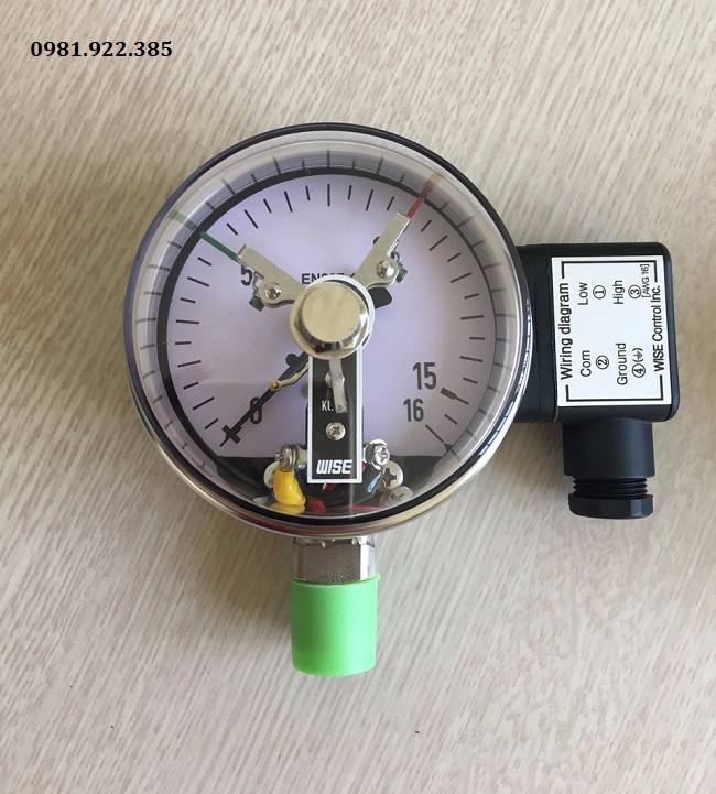 Hình ảnh đồng hồ đo áp suất tiếp điểm điện