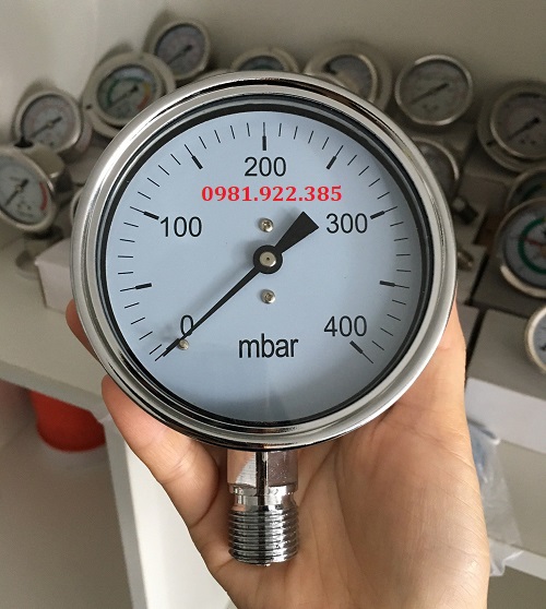 Đồng hồ đo áp suất chân đứng Trung Quốc