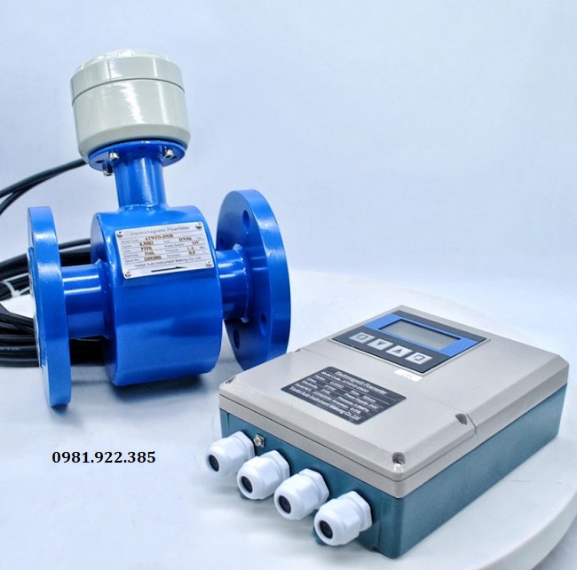 Đồng hồ đo nước điện tử màn hình rời DN50