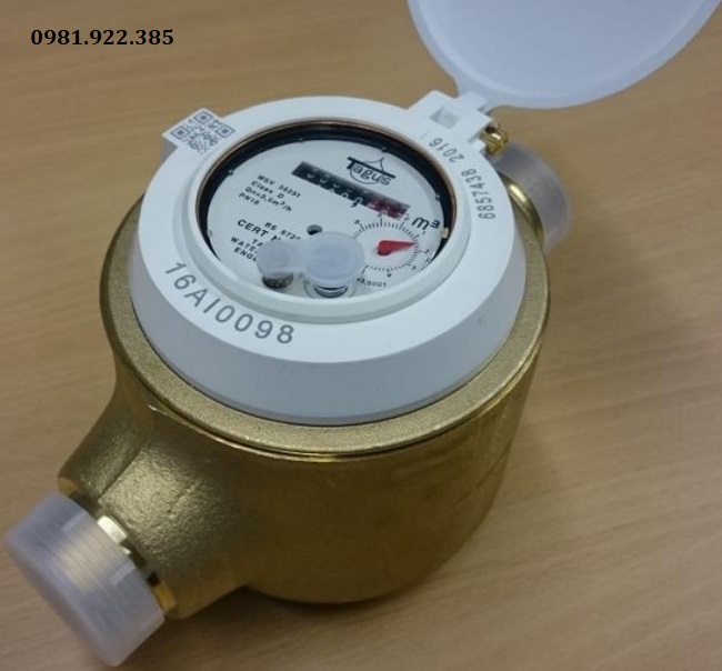 Đồng hồ đo nước đồng nối ren 20mm