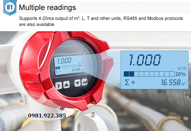 Thông số kỹ thuật đồng hồ đo lưu lượng điện tử