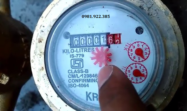 Xem chỉ số đồng hồ đo nước