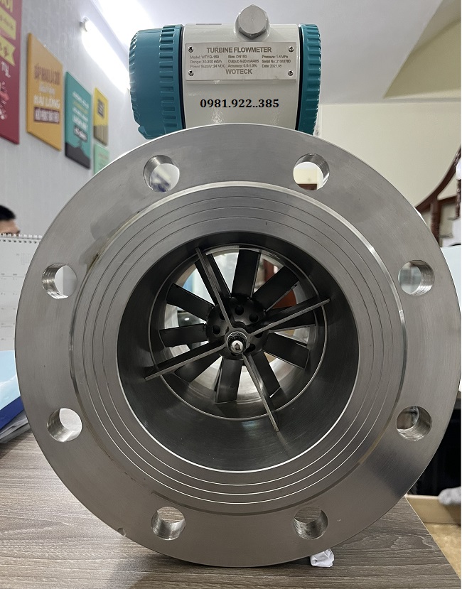 Đồng hồ đo lưu lượng điện từ Turbine DN100