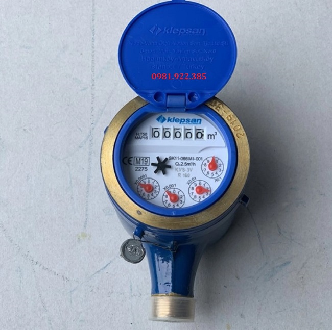 Đồng hồ đo lưu lượng nước lạnh nối ren