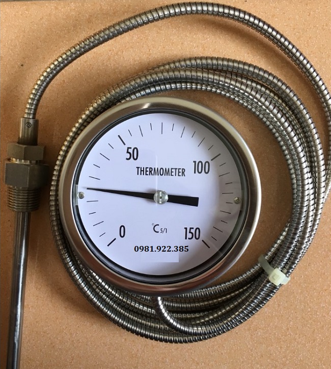 Đồng hồ đo nhiệt độ dạng dây 150 độ C