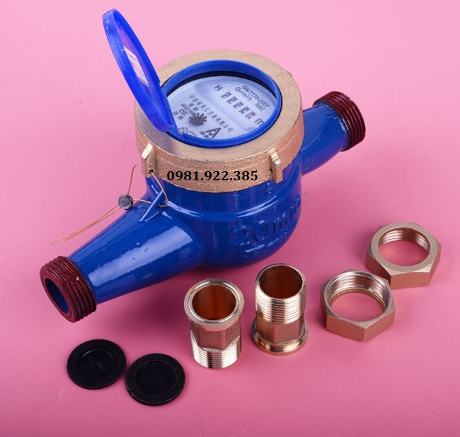 Đồng hồ đo lưu lượng nước nối ren DN20