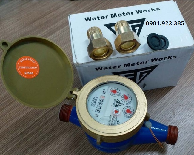 Đồng hồ đo lưu lượng nước sạch nối ren DN25