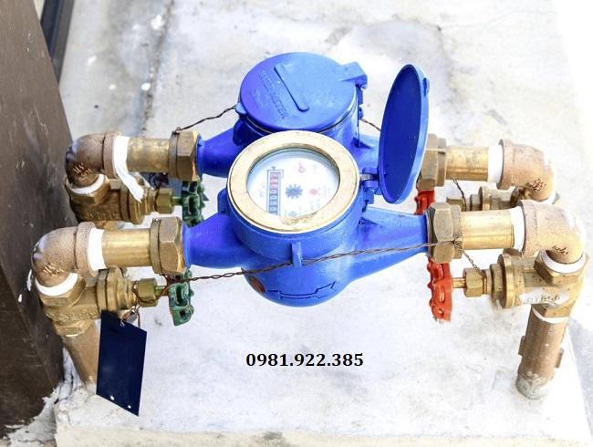 Đồng hồ đo nước lắp đặt tại KCN An Dương - Hải Phòng