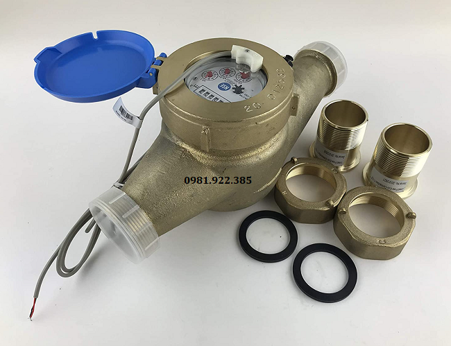 Đồng hồ đo nước nối ren chất liệu đồng