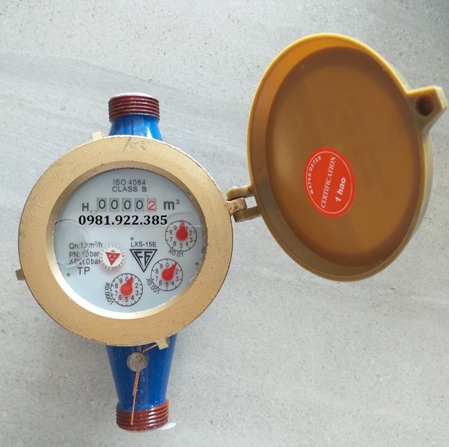 Đồng hồ đo nước Đài Loan nối ren