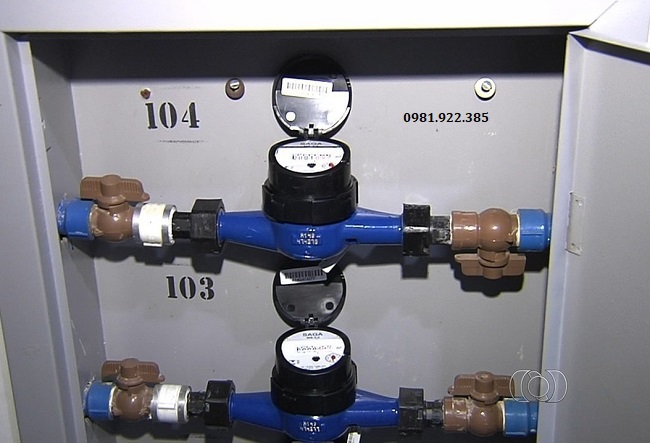 Ứng dụng đồng hồ đo nước nối ren