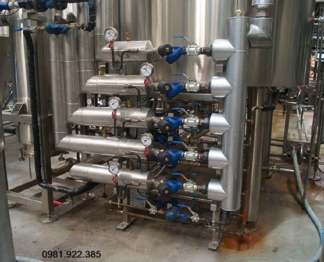 Hình ảnh van bi lắp đặt tại KCN Mỹ Trung - Nam Định