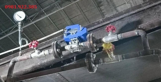 Ứng dụng van bi điện trong hệ thống công nghiệp