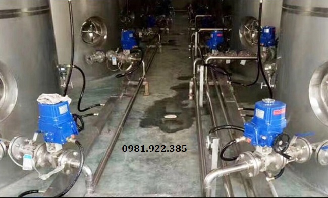Van bi điện lắp đặt tại KCN Quang Châu - Bắc Giang