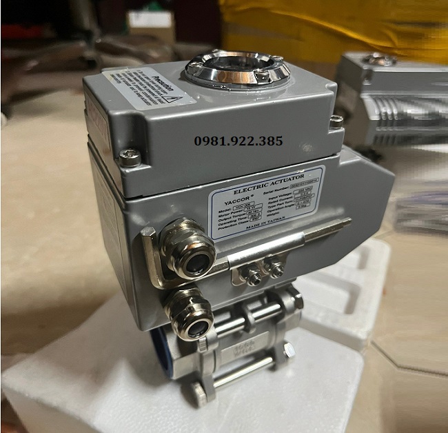 Van bi inox điều khiển điện Yaccor DN32