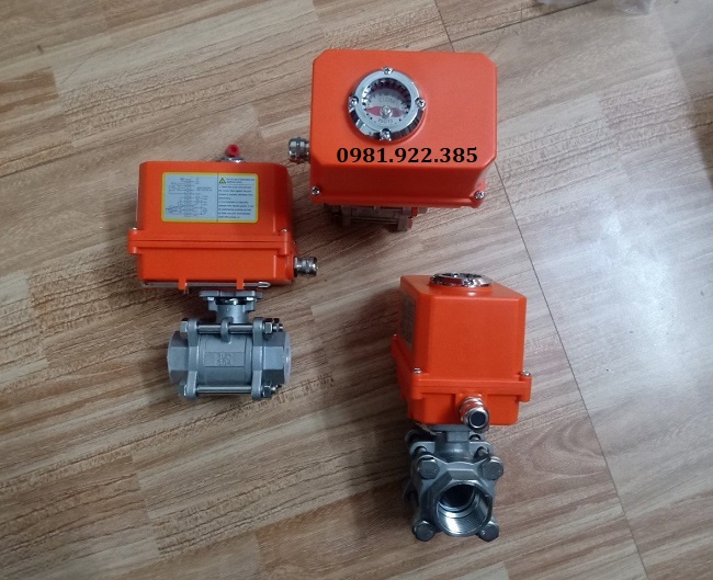 Van bi inox nối ren điều khiển điện 220V