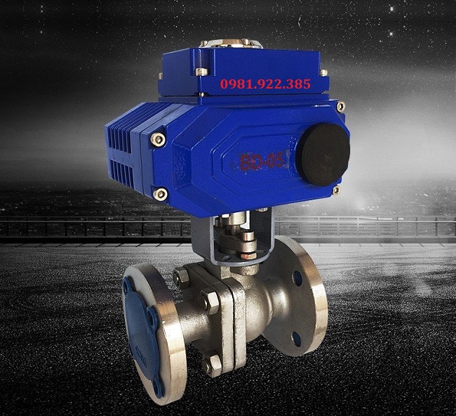 Van bi mặt bích điều khiển điện DN32