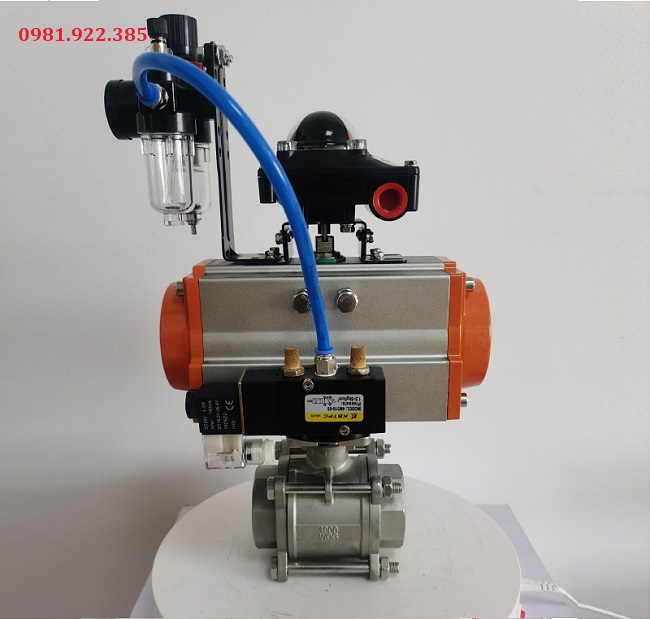Hình ảnh van bi điều khiển khí nén DN25