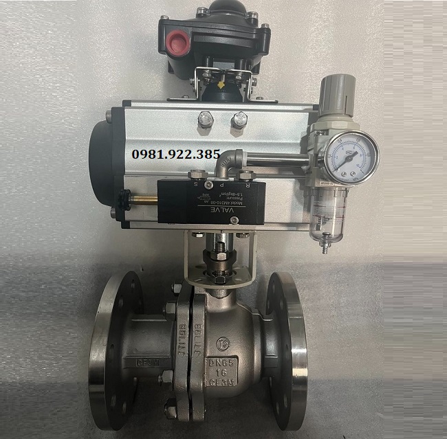 Van bi điều khiển khí nén tác động đơn DN65