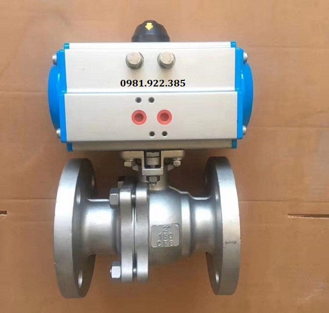 Van bi điều khiển khí nén tác động kép DN50