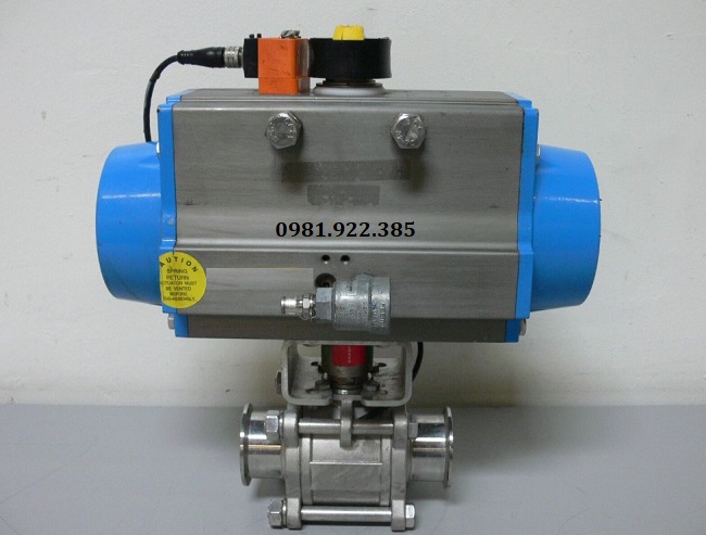Van bi inox điều khiển khí nén DN25