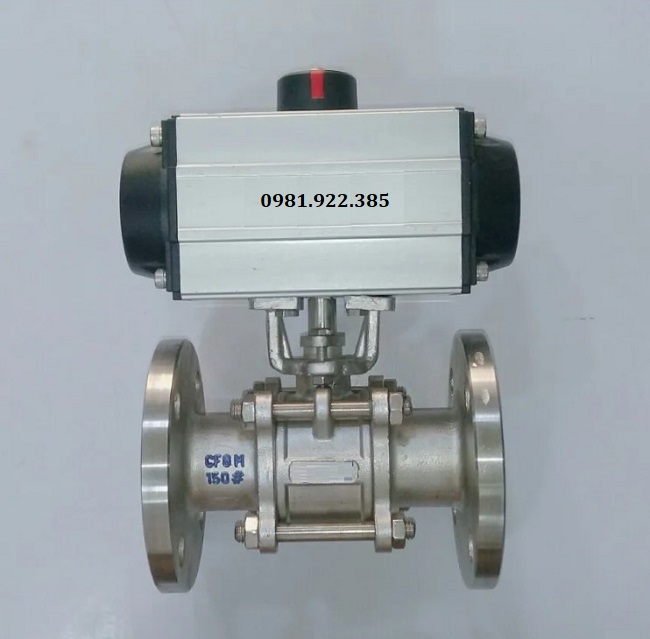 Van bi inox điều khiển khí nén DN40