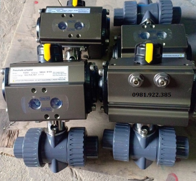 Van bi nhựa điều khiển khí nén