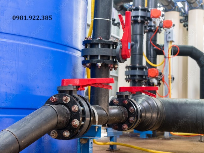 Hình ảnh van bướm lắp đặt tại KCN Châu Sơn - Hà Nam