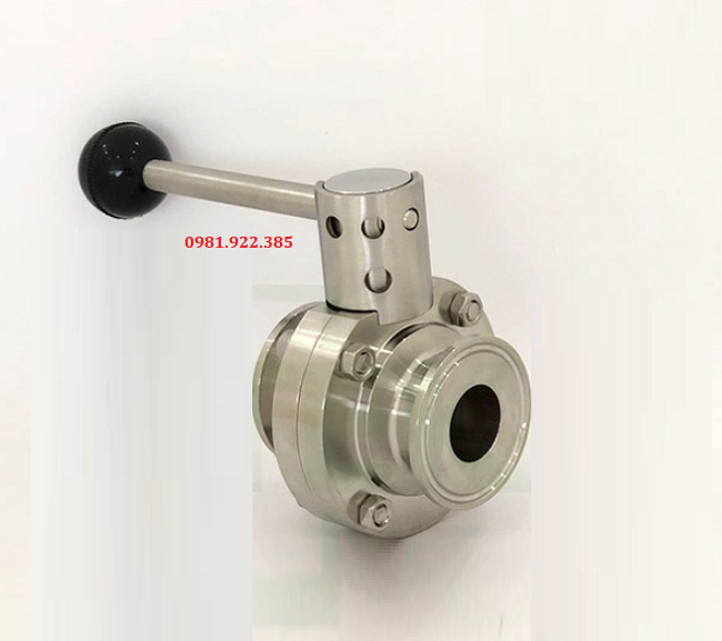 Van bướm inox vi sinh DN15