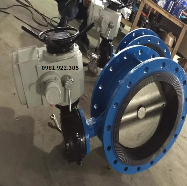 Hình ảnh van bướm điều khiển điện DN1000