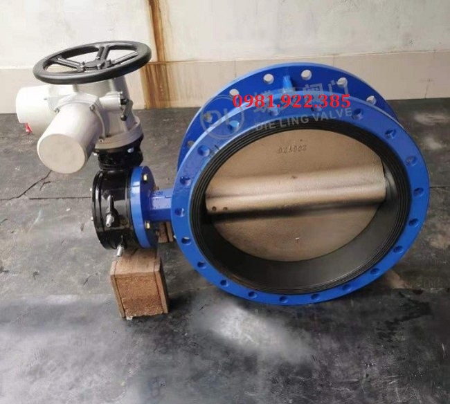 Hình ảnh van bướm điều khiển điện DN1200