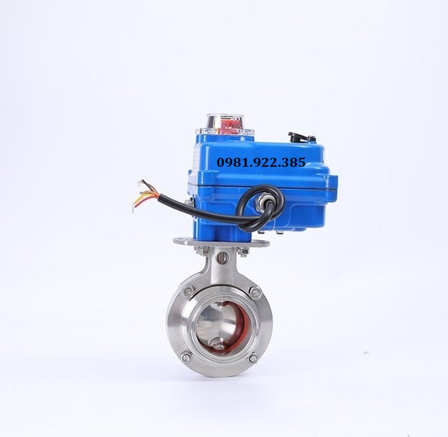 Hình ảnh van bướm điều khiển điện DN32