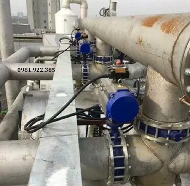 Ứng dụng van bướm điều khiển tự động