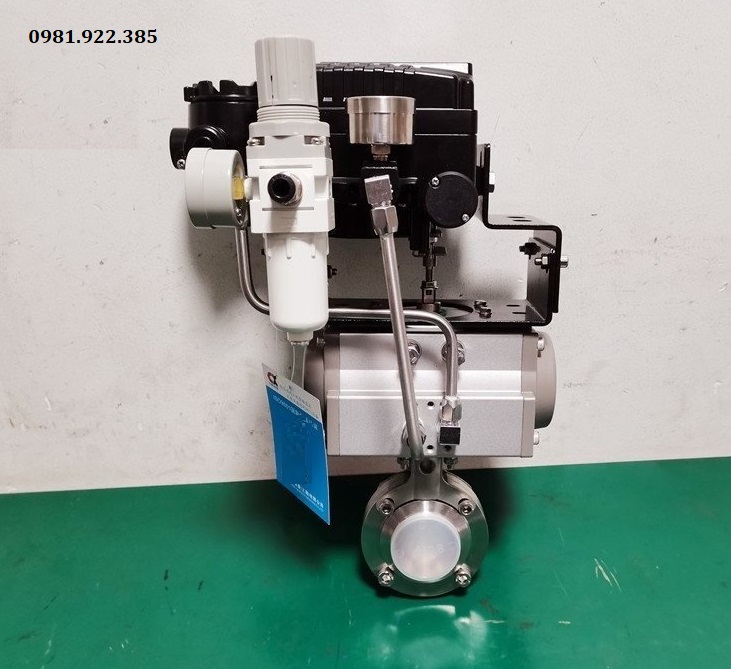 Van bướm điều khiển khí nén tuyến tính DN25