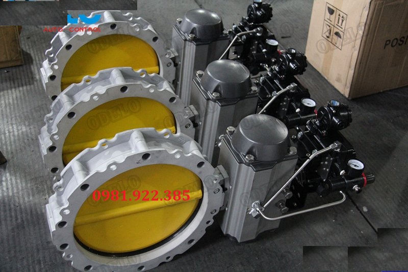 H&igrave;nh ảnh van bướm silo điều khiển kh&iacute; n&eacute;n