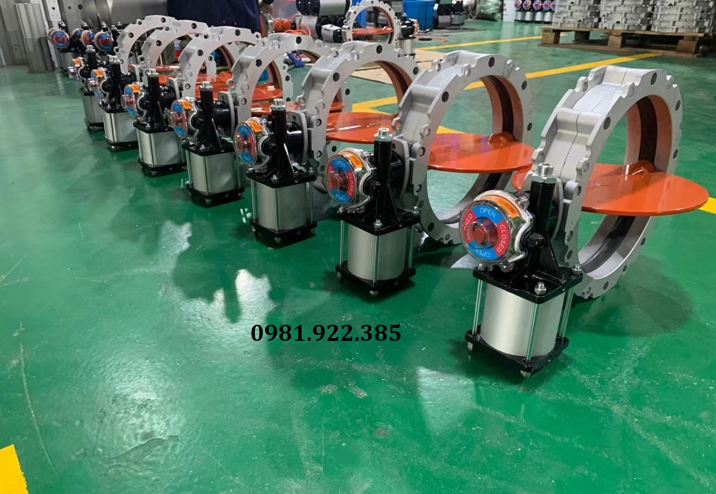 van bướm silo điều khiển kh&iacute; n&eacute;n