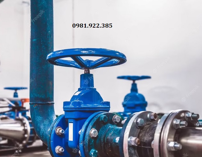 Hình ảnh van cổng lắp đặt tại KCN Đại Hiệp - Quảng Nam