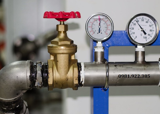 Hình ảnh van cổng lắp đặt tại KCN Yên Bình - Thái Nguyên