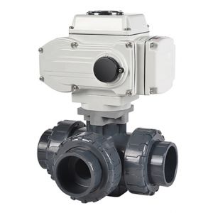 Van bi nhựa 3 ngã điều khiển điện