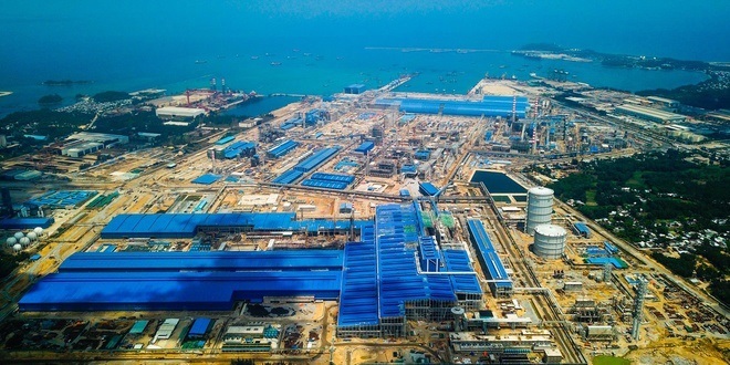 Dự án Khu liên hợp sản xuất gang thép Hòa Phát Dung Quất