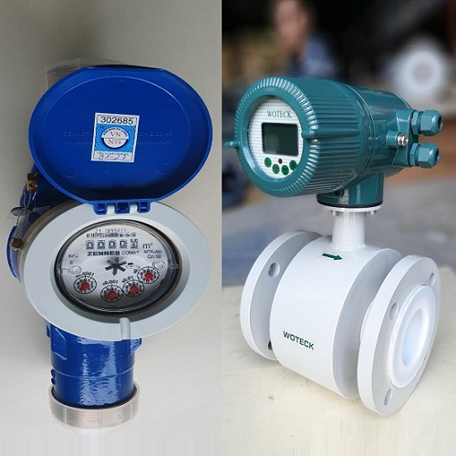So sánh sự khác nhau đồng hồ đo nước và đồng hồ đo nước điện tử