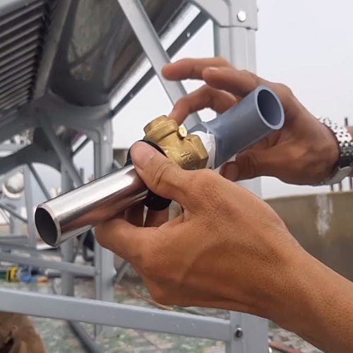 Cách lắp đặt van một chiều